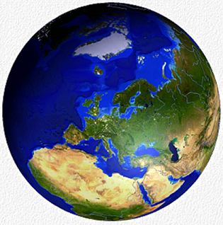 3D image of globe-image source: http://www.bestshareware.net/img2/3d-world-map-big.jpg, background edited to match background of webpage.